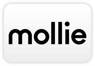 Logo von Mollie in schwarzer Schrift auf weißem Hintergrund.